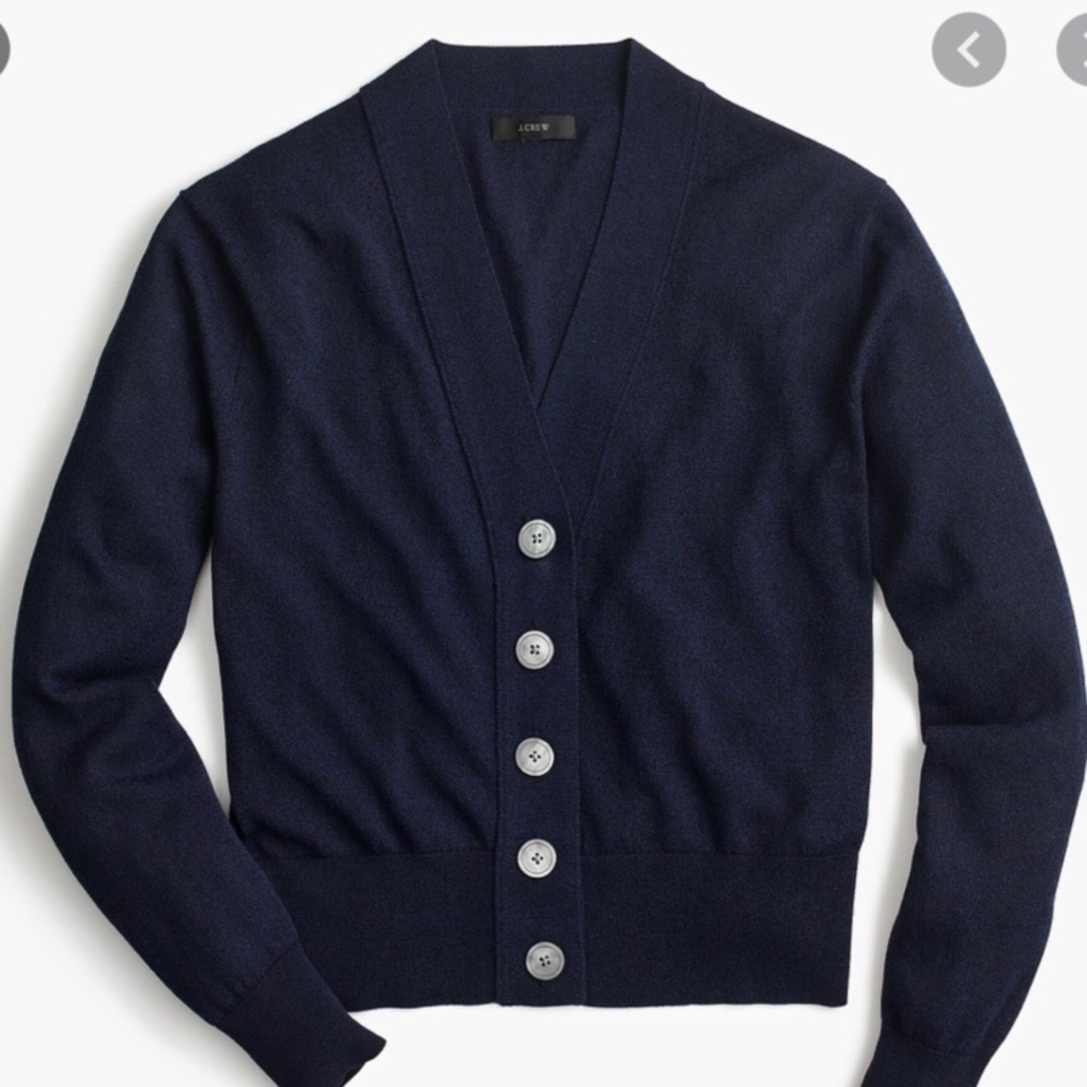 J.Crew Cropped Lightweight Cardigan